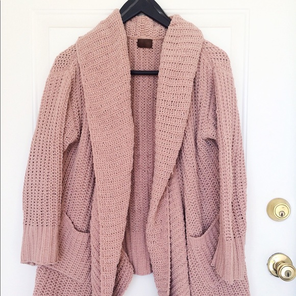 pol chenille cardigan